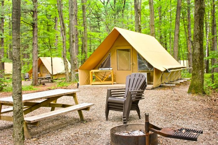 Camper dans la nature